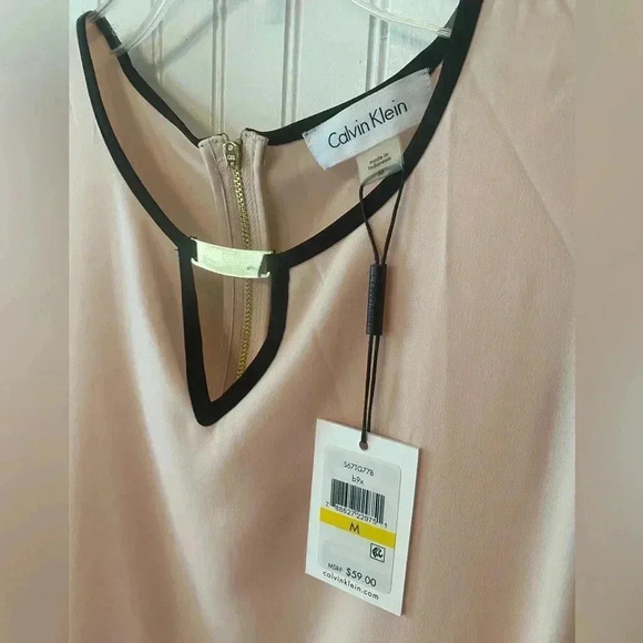 NWT Calvin Klein Suiting sleeveless blouse - Picture 7 of 8